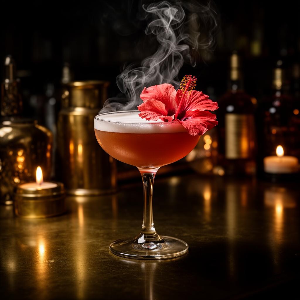 Craft cocktail at the bar