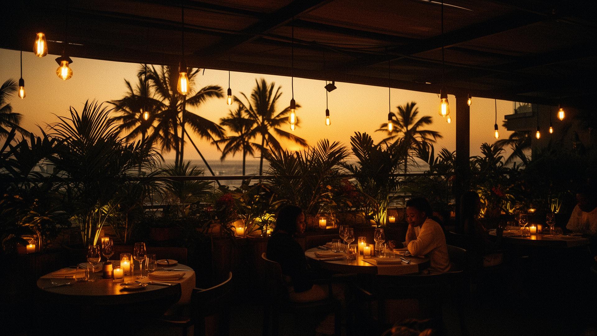 Dinner Above the City