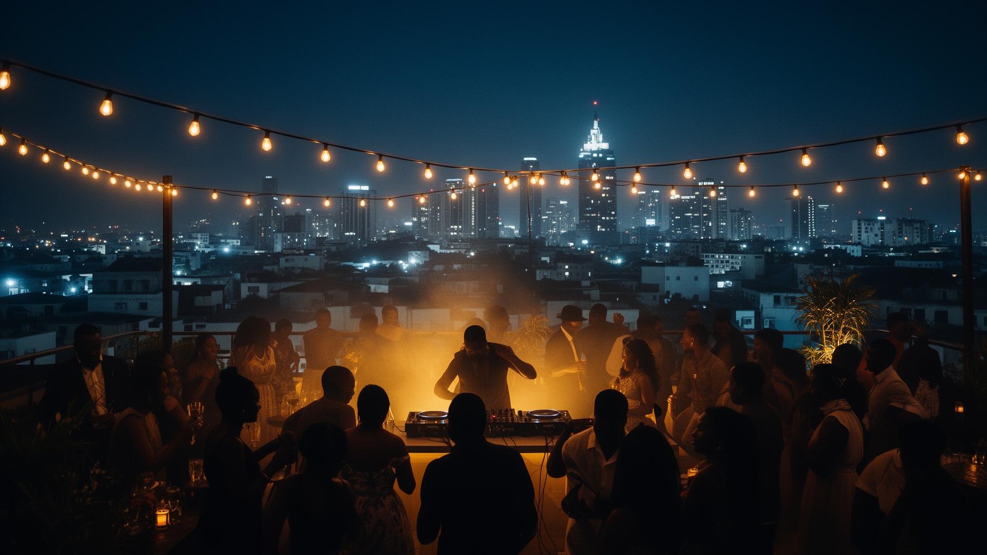 Rooftop nights at Nostalgia Lagos